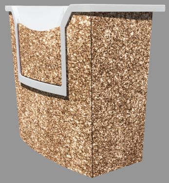 Gold Glitter Hydro Spa Wrap